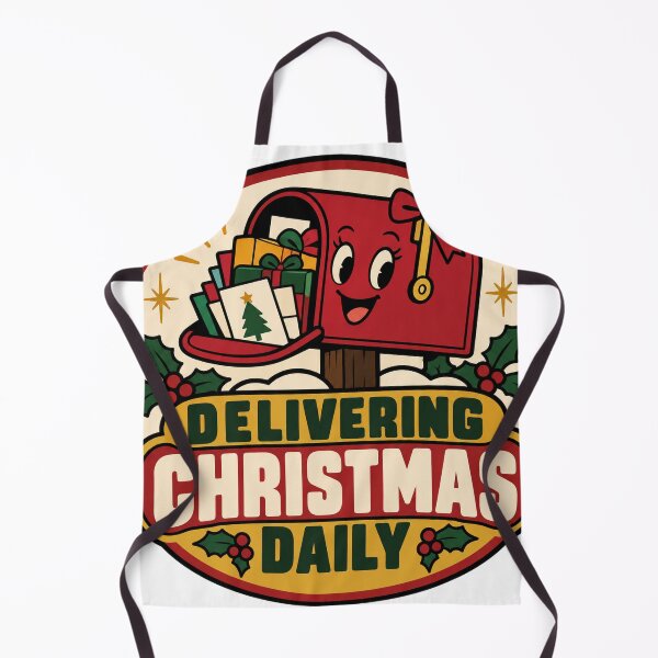 Item preview, Mail Carrier Gift - Delivering Christmas Daily designed and sold by RedRubyBubble.