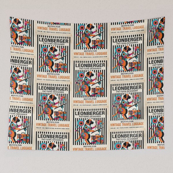 Item preview, Leonberger Suitcase Pattern Designer designed and sold by PictoVibe.