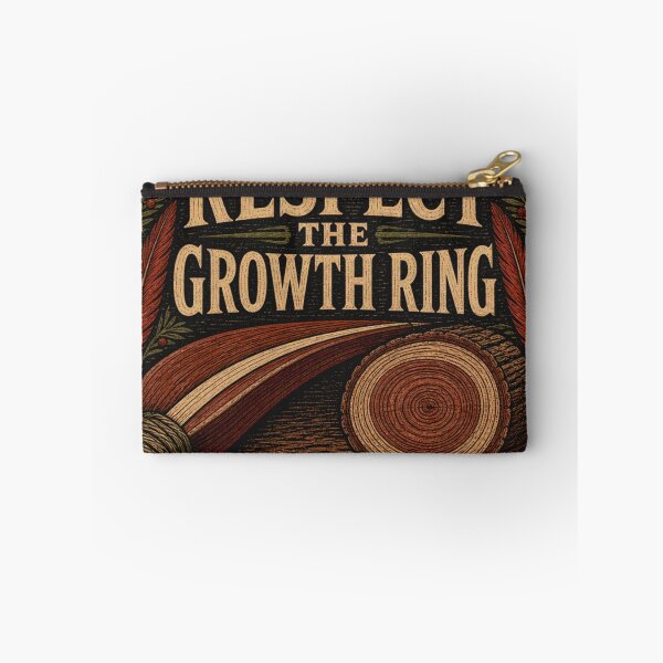Item preview, Respect The Growth Ring Bow Back Annual Ring Leather Patch designed and sold by BoosterShop.