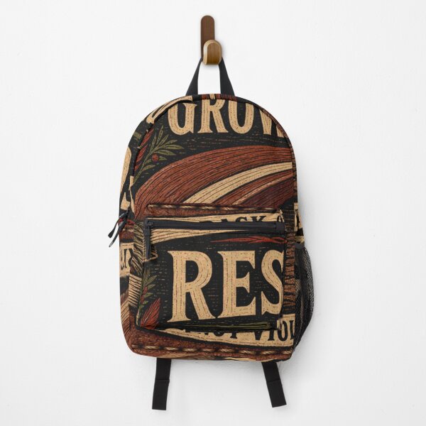 Item preview, Respect The Growth Ring Bow Back Annual Ring Leather Patch designed and sold by BoosterShop.