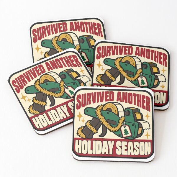 Item preview, Retail Worker Gift - Survived Another Holiday Season designed and sold by RedRubyBubble.