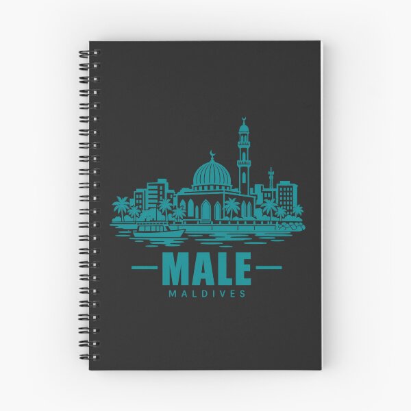 Item preview, Male Maldives Line Art Coastline Poster designed and sold by CMYKStudio.