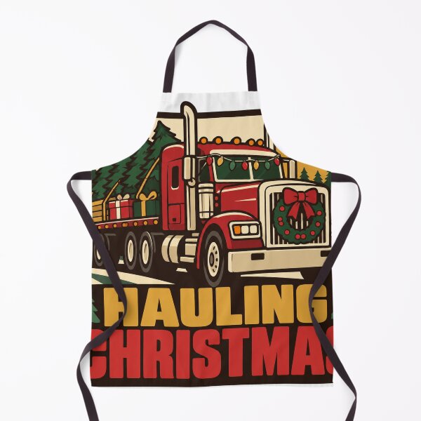 Item preview, Truck Driver Gift - Hauling Christmas designed and sold by RedRubyBubble.