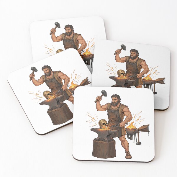 Item preview, Hephaestus, the Greek God of the Forge designed and sold by ArteTeoma.