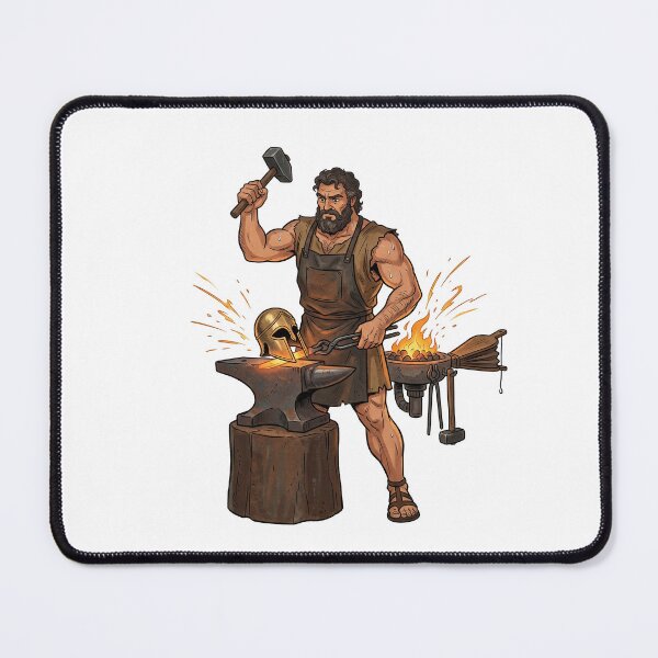 Item preview, Hephaestus, the Greek God of the Forge designed and sold by ArteTeoma.