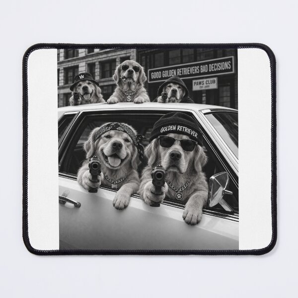 Item preview, Funny Golden Retriever Good Dog Bad Decisions designed and sold by luu phong.