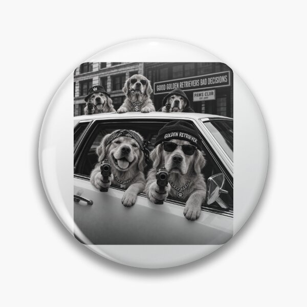 Item preview, Funny Golden Retriever Good Dog Bad Decisions designed and sold by luu phong.