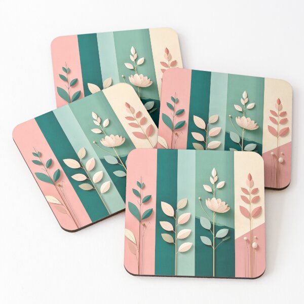Item preview, Geometric Floral Design  designed and sold by Vicky Brago-Mitchell®.