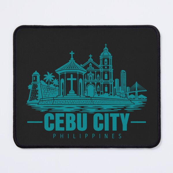 Item preview, Cebu City Philippines Line Art Coastline Poster designed and sold by CMYKStudio.