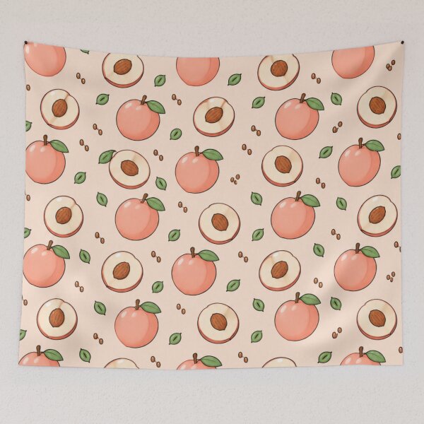 Item preview, Cute Peach Fruit designed and sold by mycute-stickers.