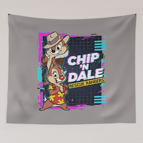Item preview, Chip N Dale Rescue Rangers Retro Logo Tee-51 designed and sold by WaldemarRohrer.