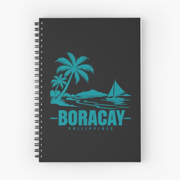 Item preview, Boracay Philippines Line Art Coastline Poster designed and sold by CMYKStudio.