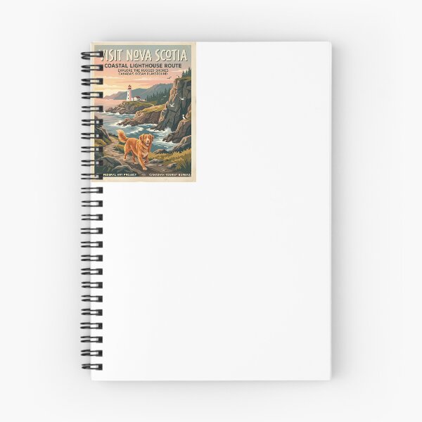Item preview, Nova Scotia Lighthouse Retriever designed and sold by PictoVibe.