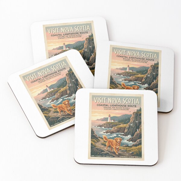 Item preview, Nova Scotia Lighthouse Retriever designed and sold by PictoVibe.