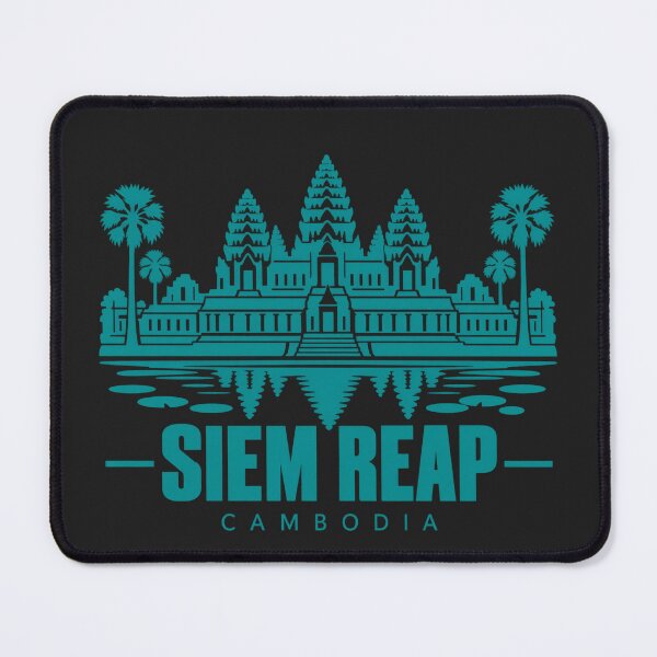 Item preview, Siem Reap Cambodia Line Art Landmark Poster designed and sold by CMYKStudio.