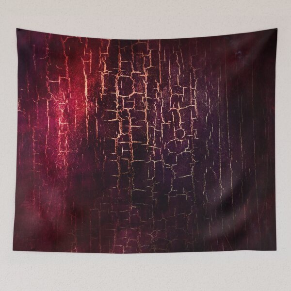 Item preview, Dark Lava Texture – Cracked tree bark in cyberpunk style designed and sold by Nicole Bleck.