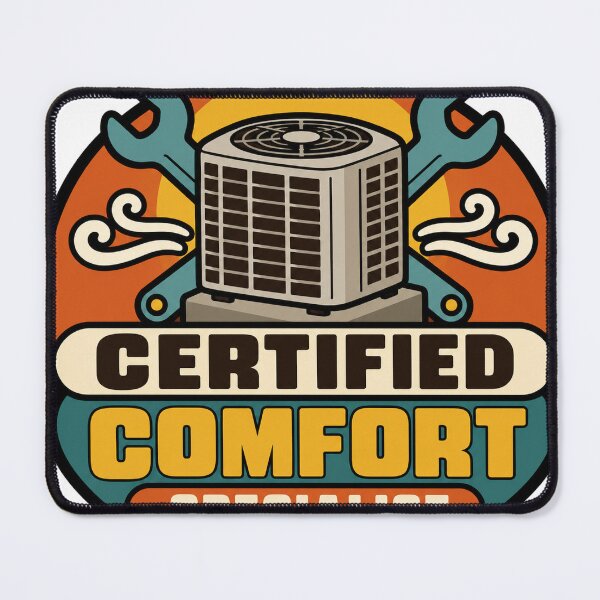 Item preview, HVAC Tech Gift - Certified Comfort Specialist designed and sold by RedRubyBubble.