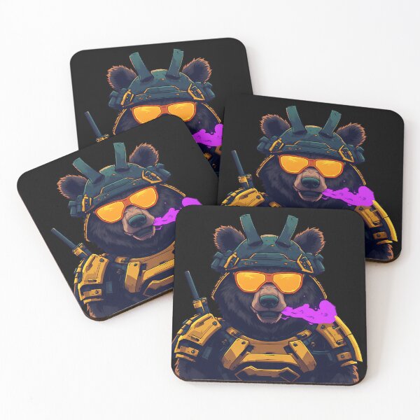Item preview, Copy of Autumn Cybernetic Fox - Neon Energy and Gold Leaf designed and sold by Cyber Gold Studio.