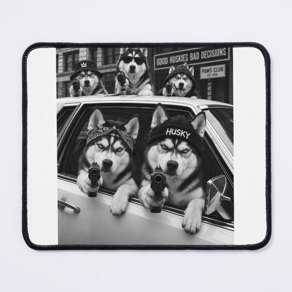 Item preview, Funny Husky Good Dog Bad Decisions designed and sold by luu phong.