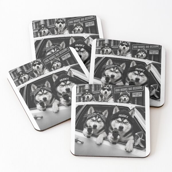 Item preview, Funny Husky Good Dog Bad Decisions designed and sold by luu phong.