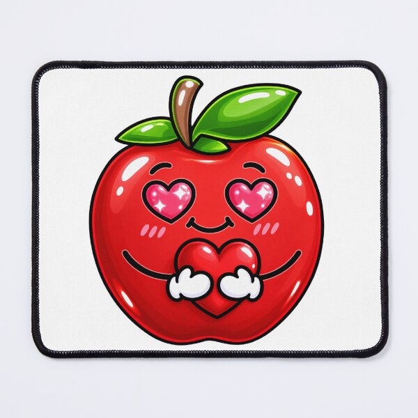 Item preview, Cute Love Apple Kawaii Fruit Design designed and sold by DailyPeach.
