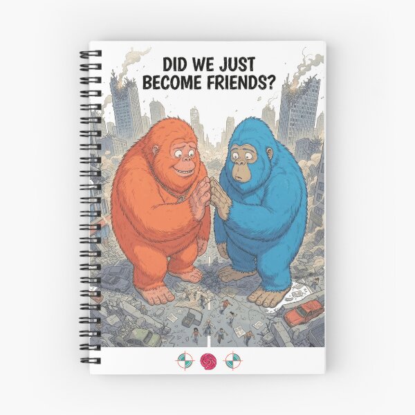 Item preview, Did We Just Become Friends Funny Bigfoot Meme Cartoon Art designed and sold by Whimsy Trail Co.