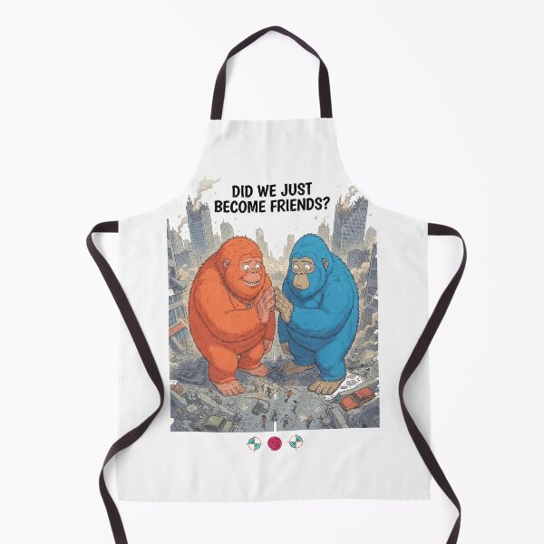 Item preview, Did We Just Become Friends Funny Bigfoot Meme Cartoon Art designed and sold by Whimsy Trail Co.