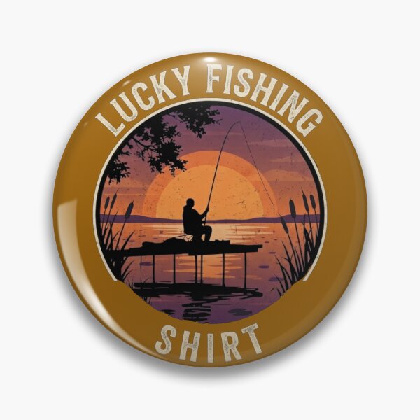 Item preview, Lucky Fishing Shirt  – Funny Fisherman Catfish Humor Art designed and sold by Evelashop.