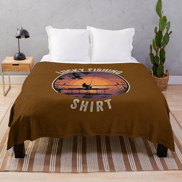 Item preview, Lucky Fishing Shirt  – Funny Fisherman Catfish Humor Art designed and sold by Evelashop.