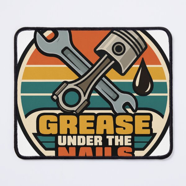 Item preview, Mechanic Gift - Grease Under The Nails designed and sold by RedRubyBubble.