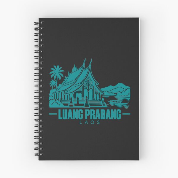 Item preview, Luang Prabang Laos Line Art Landmark Poster designed and sold by CMYKStudio.