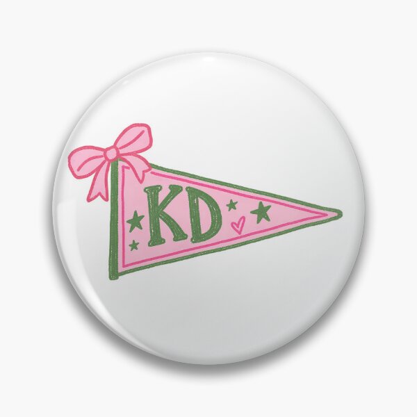 Item preview, Pink KD Sorority Pennant with Bow designed and sold by summer-loving.