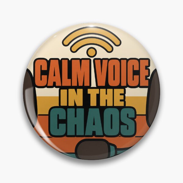 Item preview, Dispatcher Gift - Calm Voice In The Chaos designed and sold by RedRubyBubble.