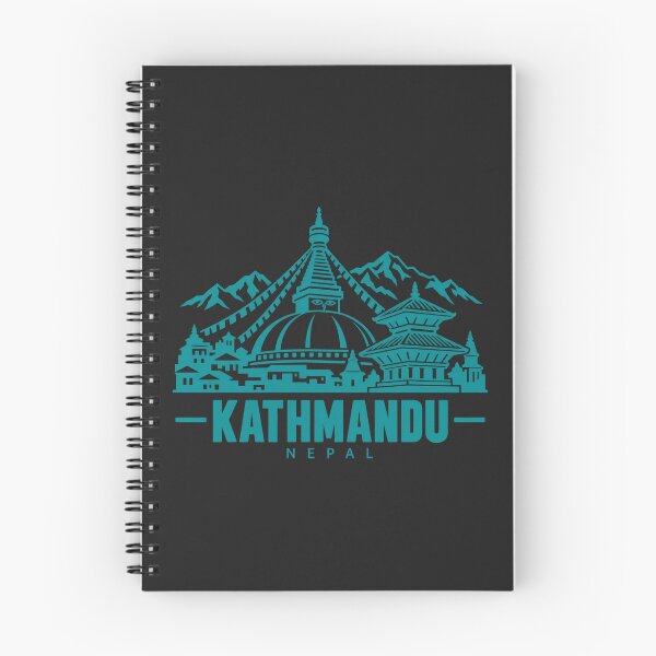 Item preview, Kathmandu Nepal Line Art Landmark Poster designed and sold by CMYKStudio.