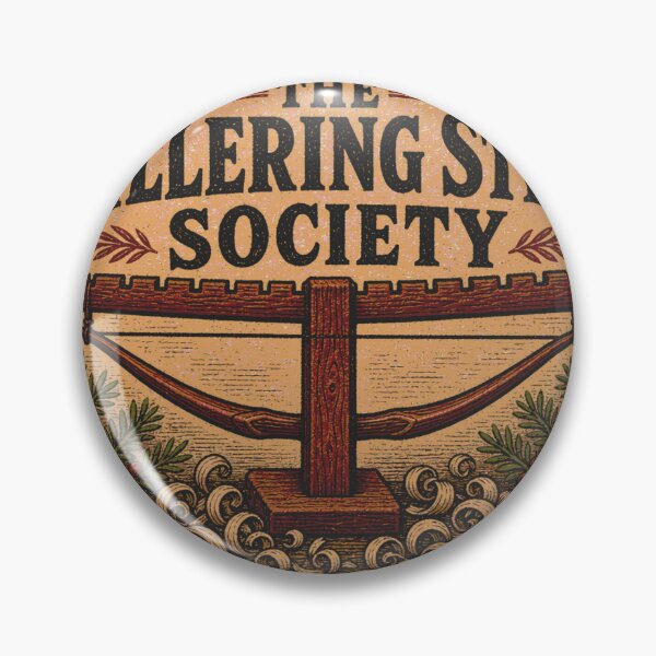 Item preview, The Tillering Stick Society Bowmakers Guild Tillerstock Leather Patch designed and sold by BoosterShop.
