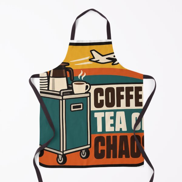 Item preview, Flight Attendant Gift - Coffee Tea Or Chaos designed and sold by RedRubyBubble.
