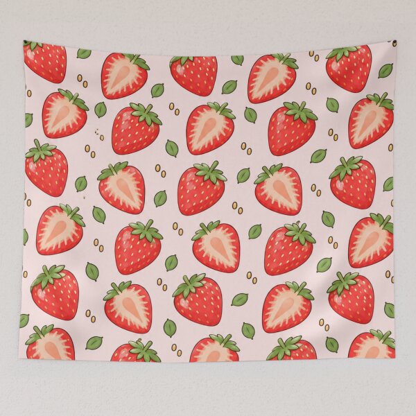 Item preview, Cute Strawberry Fruit designed and sold by mycute-stickers.