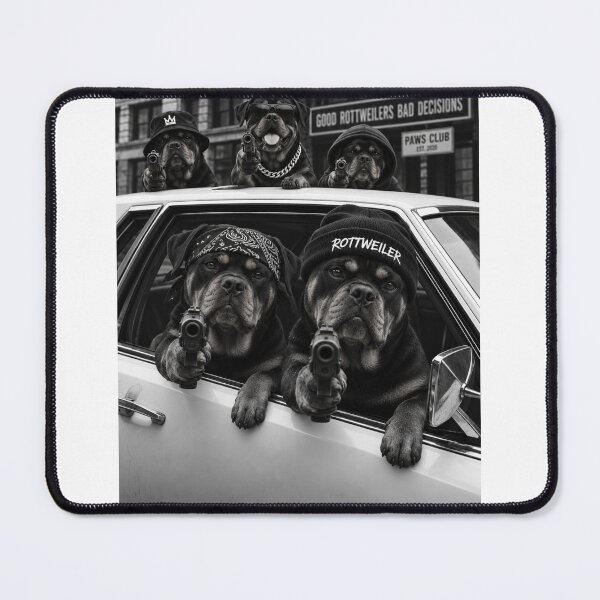 Item preview, Funny Rottweiler Good Dog Bad Decisions designed and sold by luu phong.
