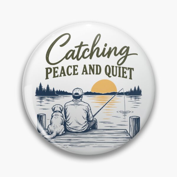 Item preview, Fisherman - Catching Peace and Quiet designed and sold by CampAndCoast.