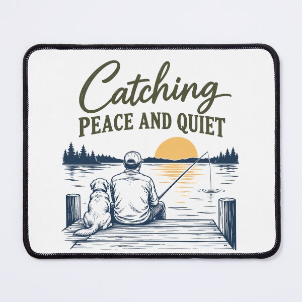 Item preview, Fisherman - Catching Peace and Quiet designed and sold by CampAndCoast.