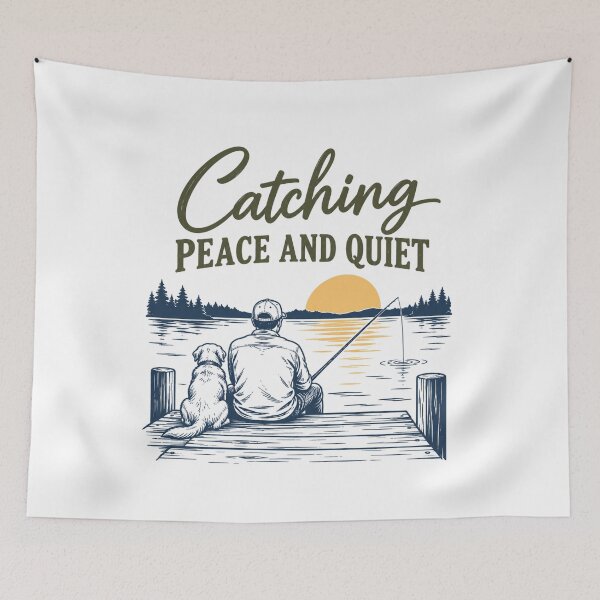 Item preview, Fisherman - Catching Peace and Quiet designed and sold by CampAndCoast.