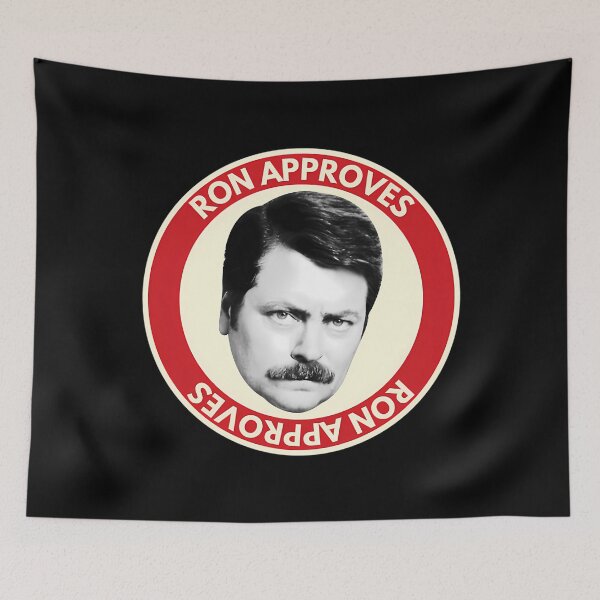 Item preview, Ron Swanson Approves designed and sold by CarinHoffman.