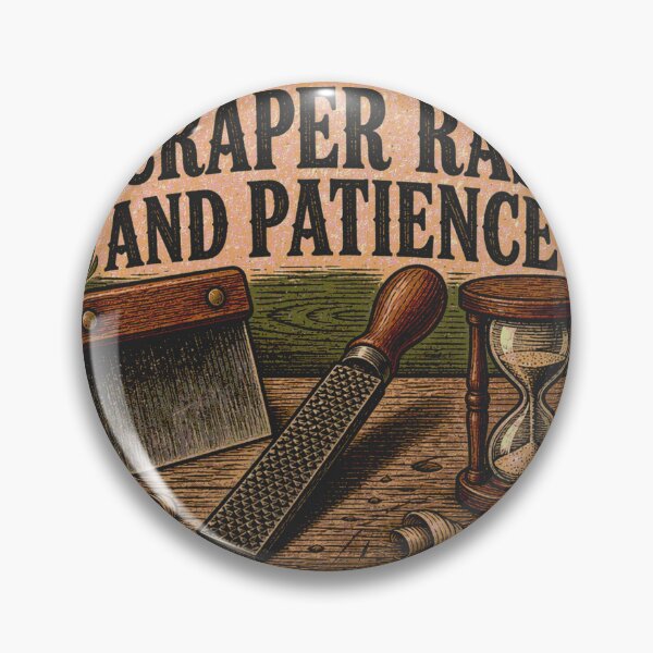 Item preview, Scraper, Rasp, and Patience Bowmaker's Tools Patience Leather Patch designed and sold by BoosterShop.