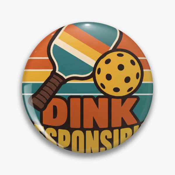 Item preview, Pickleball Gift - Dink Responsibly designed and sold by RedRubyBubble.
