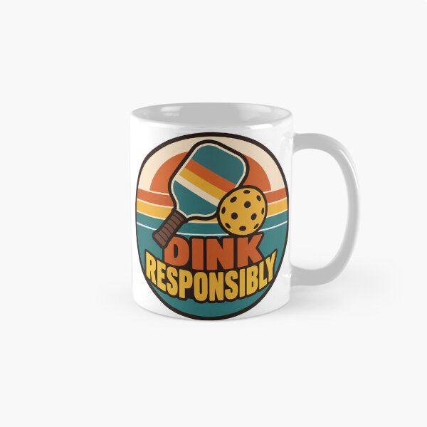Item preview, Pickleball Gift - Dink Responsibly designed and sold by RedRubyBubble.