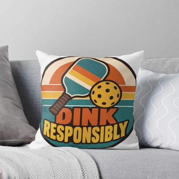 Item preview, Pickleball Gift - Dink Responsibly designed and sold by RedRubyBubble.