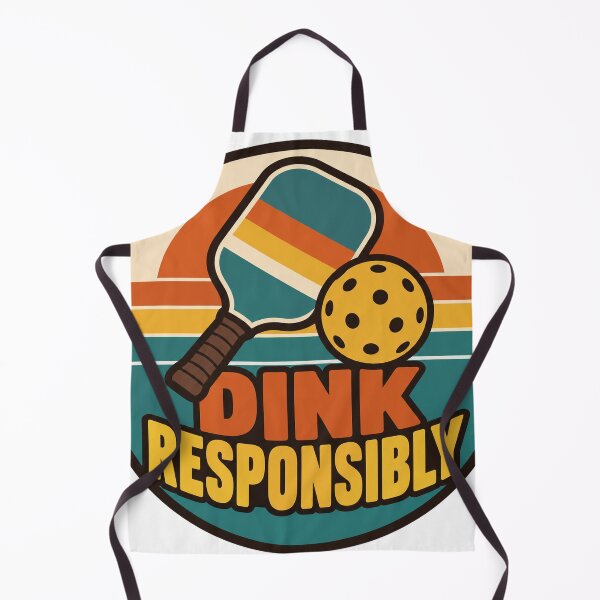 Item preview, Pickleball Gift - Dink Responsibly designed and sold by RedRubyBubble.