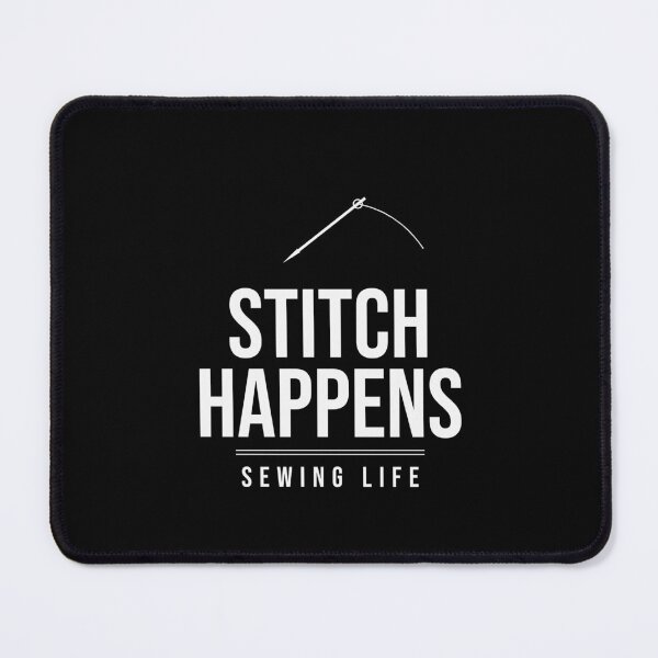Item preview, Stitch Happens Funny Sewing Shirt designed and sold by The Tee Collective.