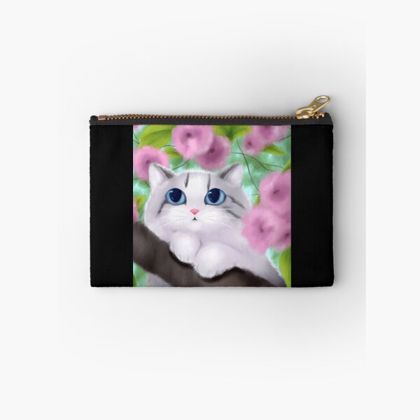 Item preview, Whimsical Cat Among Pink Blossoms designed and sold by Baby-Care.
