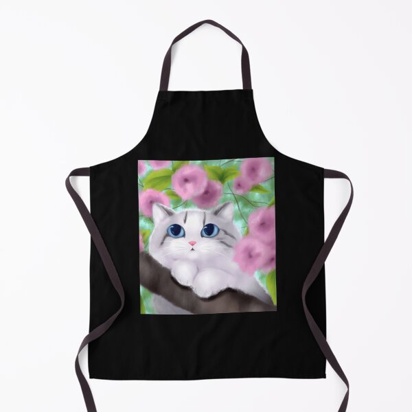 Item preview, Whimsical Cat Among Pink Blossoms designed and sold by Baby-Care.